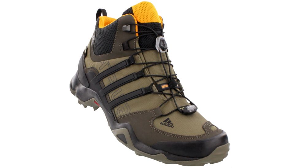 Adidas Terrex Swift R Mid GTX Hiking Boot - Men's-Branch/Black/Umber-Medium-14