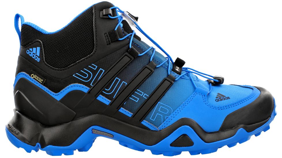 Adidas Terrex Swift R Mid GTX Hiking Boot - Men's-Shock Blue/Black/Chalk White-Medium-9
