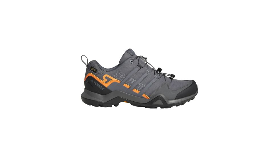 Adidas Terrex Swift R2 GTX Hiking Shoe - Men's, Gray Five/Gray Five/Hi-Res Orange, 9, AC7968-9