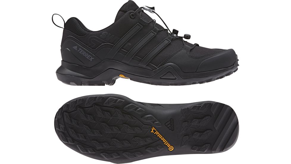 Adidas Terrex Swift R2 Hiking Shoe- Men's, Black/Black/Gray, 9, CM7486-9