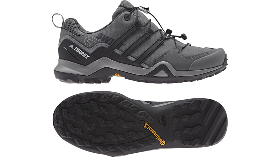 Adidas Terrex Swift R2 Hiking Shoe- Men's, Gray Three/Black/Gray Five, 9, CM7487-9