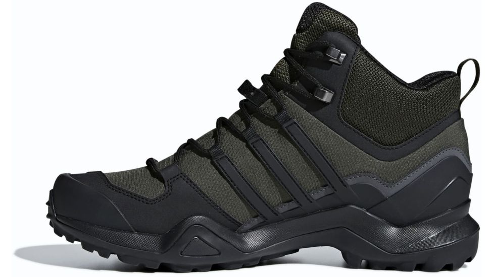 Adidas Terrex Swift R2 Mid GTX Hiking Shoes - Men's, Night Cargo/Black/Base Green, 11, AC7772-11