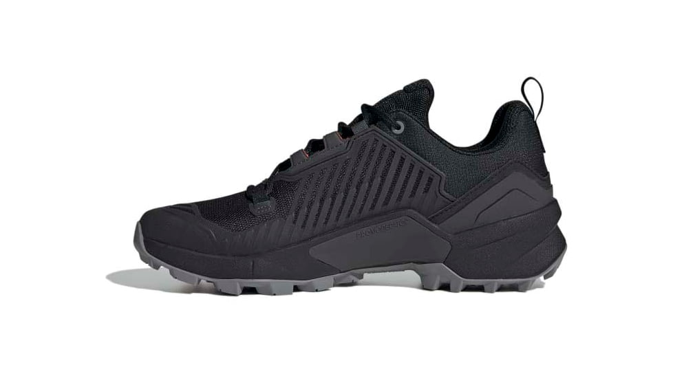 Adidas Terrex Swift R3 Hiking Shoes - Men's, Core Black/Grey Three/Solar Red, 10, FW2776-10