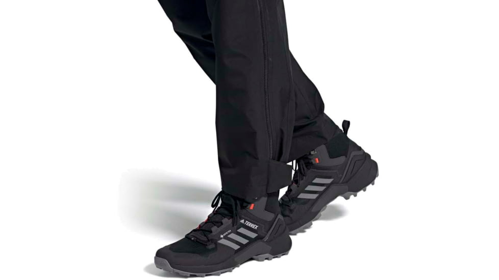 Adidas Terrex Swift R3 Mid GTX Hiking Shoes - Men's, Core Black/Grey Three/Solar Red, 10.5, FW2762-10.5