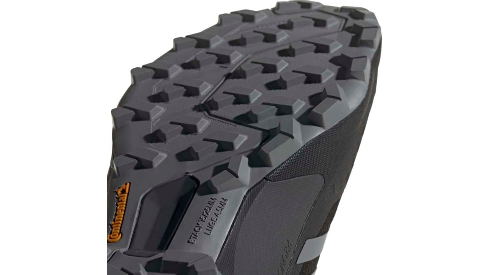 Adidas Terrex Swift R3 Mid GTX Hiking Shoes - Men's, Core Black/Grey Three/Solar Red, 10.5, FW2762-10.5