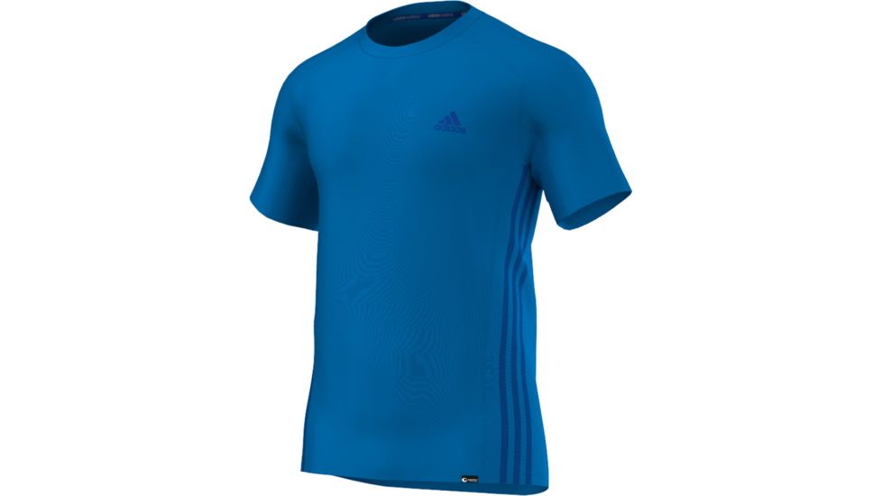 Adidas Terrex Swift Short Sleeve Tee - Men's-Solar Blue-Large
