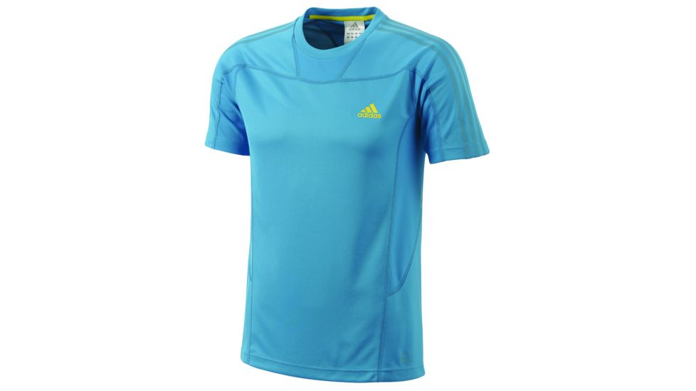 Adidas Terrex Swift Short Sleeve Tee - Men's-Turquoise-X-Large