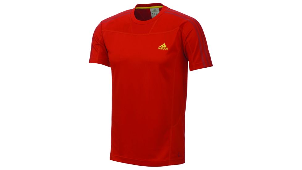 Adidas Terrex Swift Short Sleeve Tee - Men's-Vivid Red-X-Large