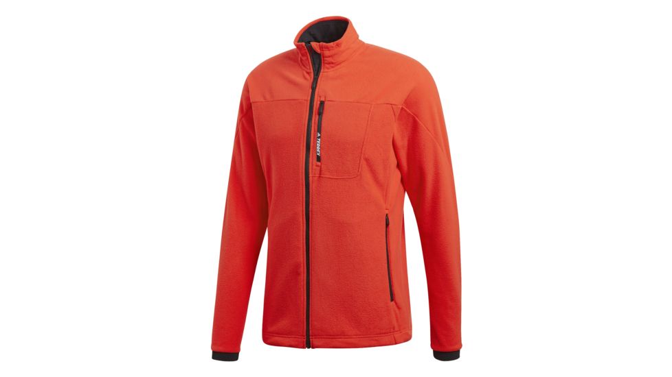 Adidas Terrex Tivid Men's Fleece Jacket, Hi-Res Red, 2XL, CF9858-2XL