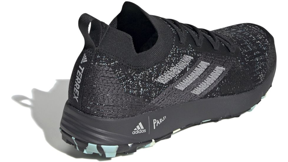 Adidas Terrex Two Parley Trailrunning Shoes - Men's, Black/Grey Two/Linen Green, 11.5 US, EF4814-11.5