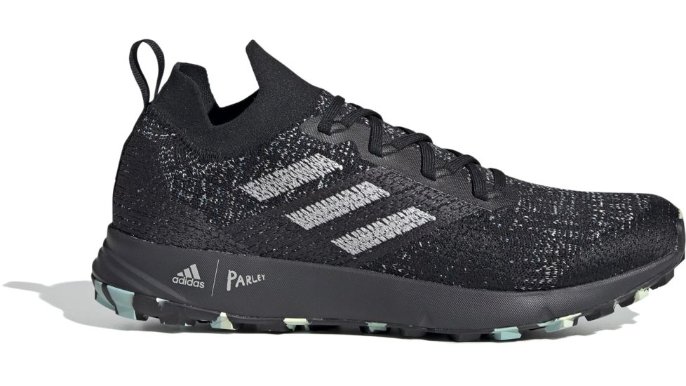 Adidas Terrex Two Parley Trailrunning Shoes - Men's, Black/Grey Two/Linen Green, 11.5 US, EF4814-11.5