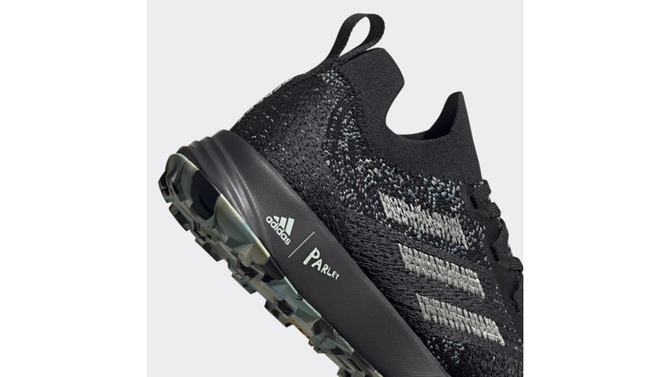 Adidas Terrex Two Parley - Womens, Black/Linen Green/Carbon, 6.5, EF4813-6.5