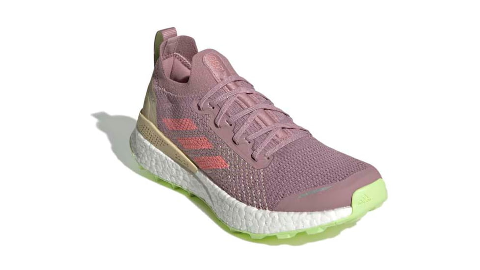 Adidas Terrex Two Ultra Primeblue Trail Running Shoes - Womens, Magic Mauve/Acid Red/Pulse Lime, 8.5, H03210-8.5