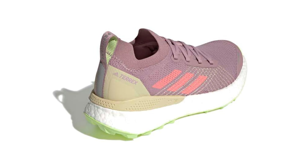 Adidas Terrex Two Ultra Primeblue Trail Running Shoes - Womens, Magic Mauve/Acid Red/Pulse Lime, 8.5, H03210-8.5