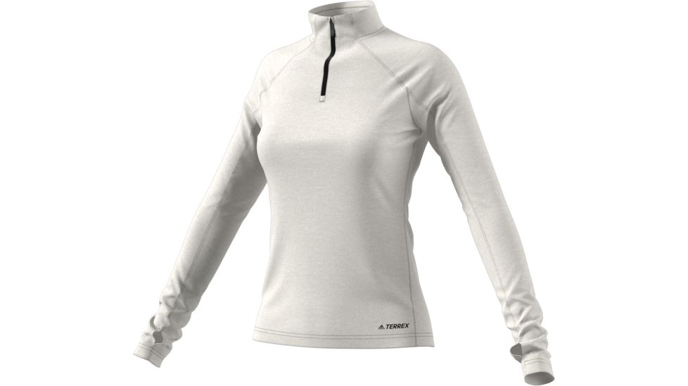Adidas Terrex Tracerocker 1/2 Zip Jacket - Women's, Raw White, DT4191-DEMO