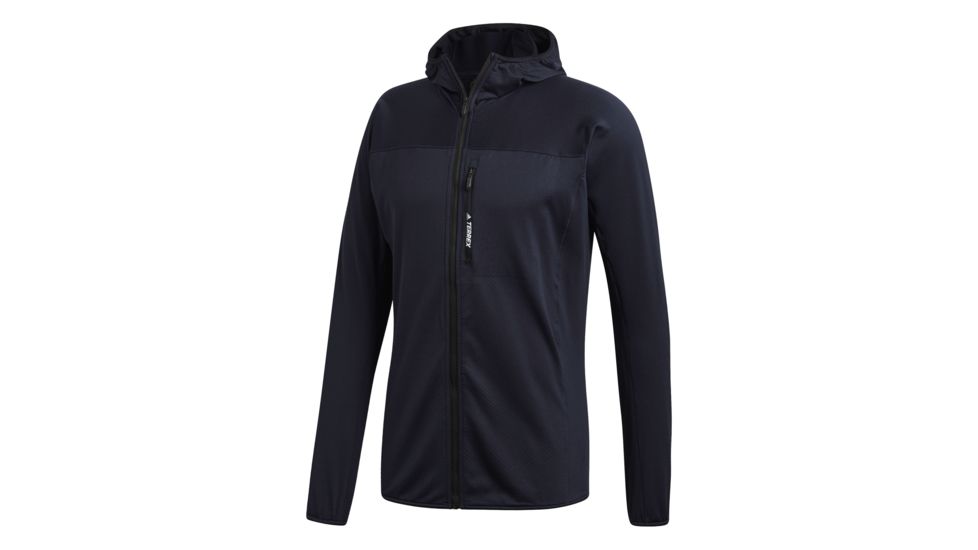Adidas Terrex Tracerocker Hooded Fleece Jacket - Men's, Legend Ink, CY8717-DEMO