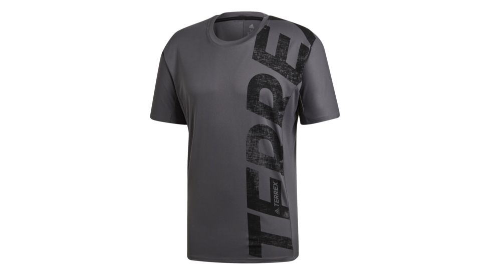 Adidas Terrex Trail Cross Tee - Mens, Grey Five, DT4152-DEMO
