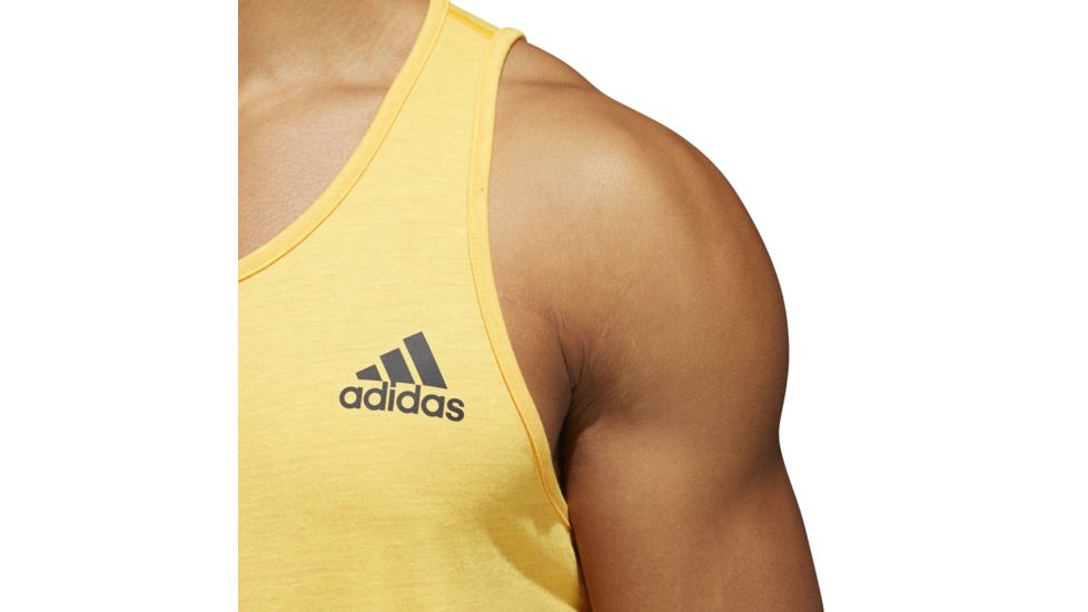 Adidas Terrex Ultimate Men's Tank, Solar Gold/Colored Heather, 2XL, CW2186-2XL