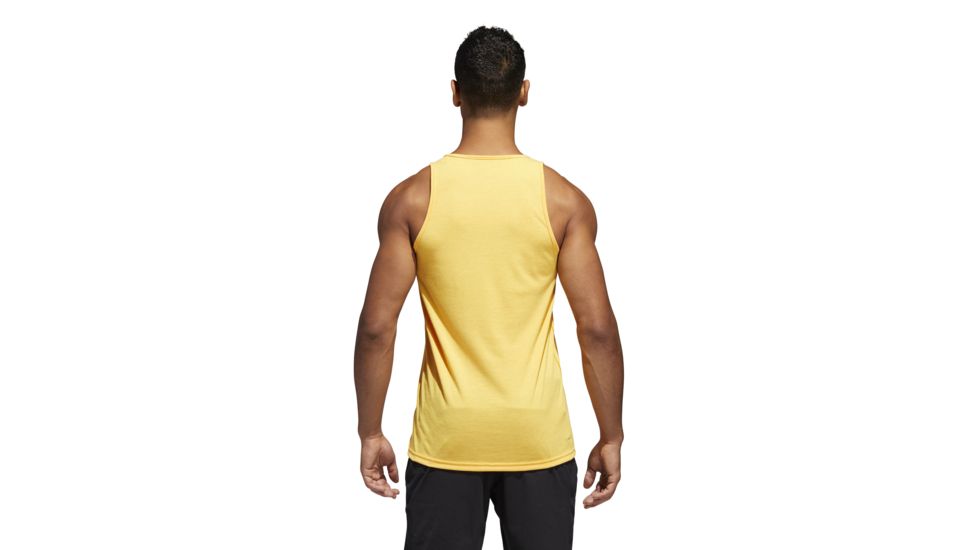 Adidas Terrex Ultimate Men's Tank, Solar Gold/Colored Heather, 2XL, CW2186-2XL