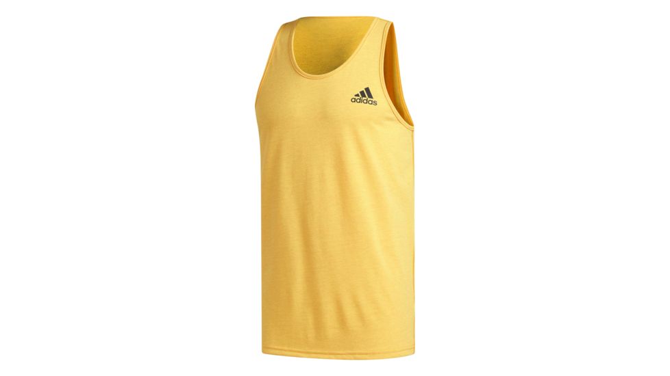 Adidas Terrex Ultimate Men's Tank, Solar Gold/Colored Heather, Extra Small, CW2186-XS