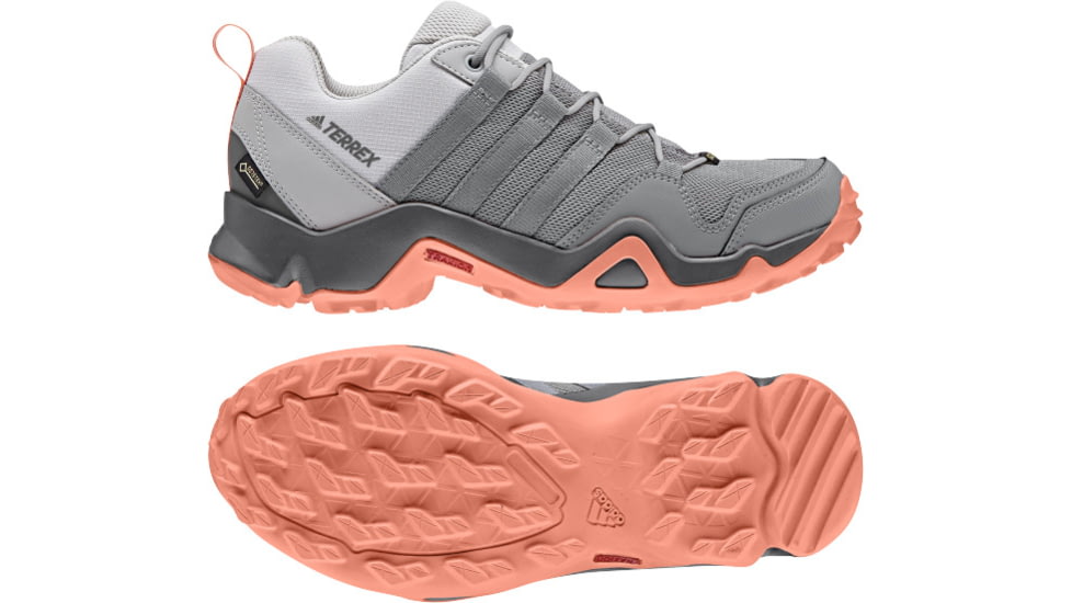 Adidas Terrex Women's Terrex AX2R GTX Hiking Shoes, Grey Three/Grey Three/Chalk Coral, 5 US, CM7854-5