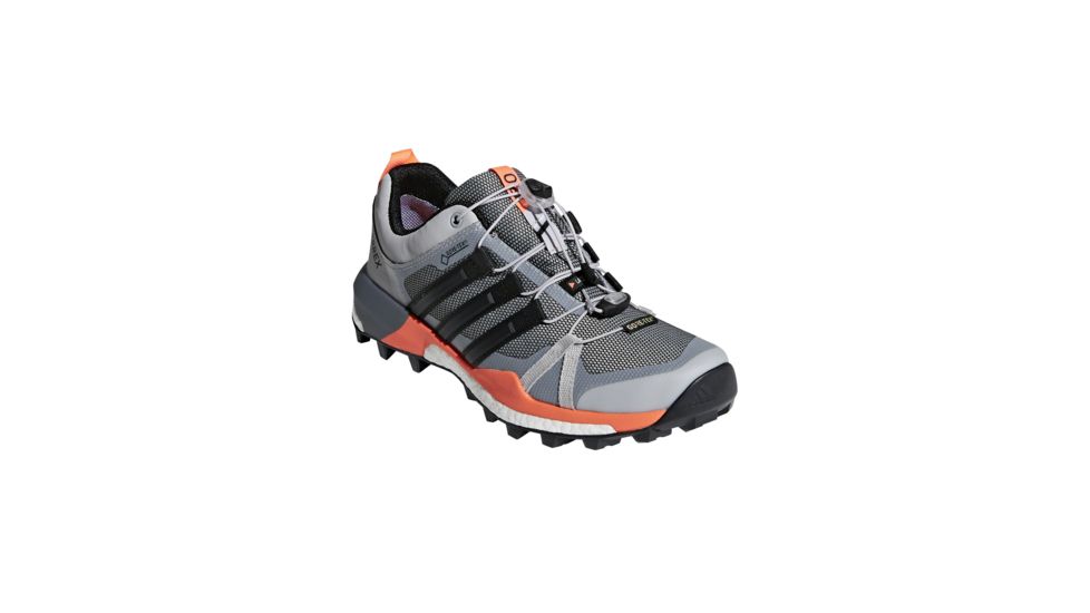 Adidas Terrex Women's Terrex Skychaser GTX Trailrunning Shoes, Grey Two/Black/Hi-Res Orange, 10 US, CQ1745-10