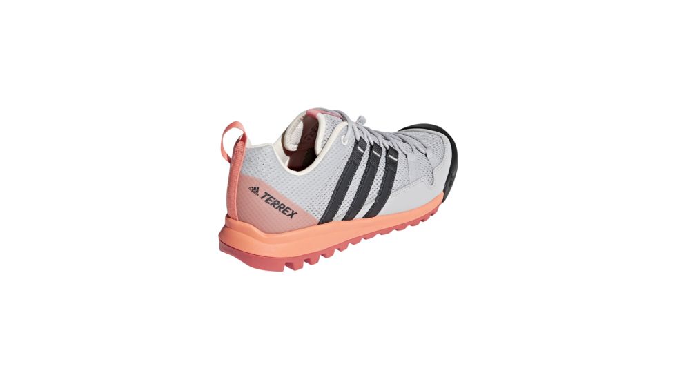 Adidas Terrex Women's Terrex Solo Hiking Shoes, Grey Two/Carbon/Chalk Coral, 5 US, CM7656-5