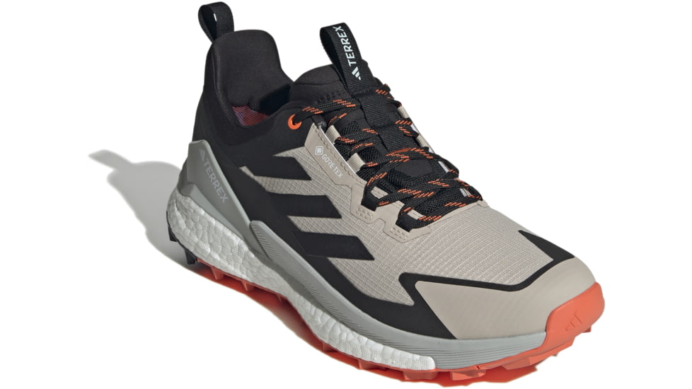 Adidas Terrex 2.0 Free Hiker Low GORE-TEX Hiking Shoes - Mens, Wonder Beige/Core Black/Semi Impact Orange, 11 US, IG5459-11