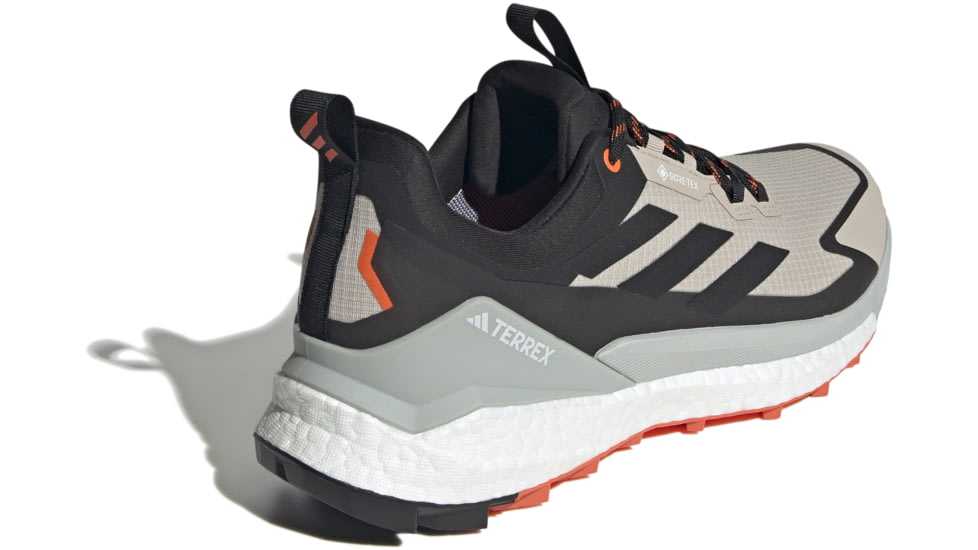 Adidas Terrex 2.0 Free Hiker Low GORE-TEX Hiking Shoes - Mens, Wonder Beige/Core Black/Semi Impact Orange, 11 US, IG5459-11