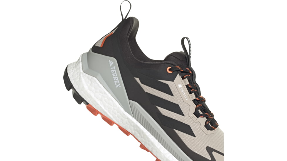 Adidas Terrex 2.0 Free Hiker Low GORE-TEX Hiking Shoes - Mens, Wonder Beige/Core Black/Semi Impact Orange, 11 US, IG5459-11
