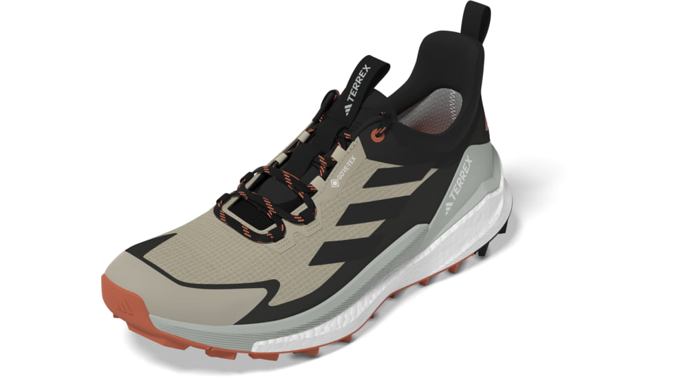 Adidas Terrex 2.0 Free Hiker Low GORE-TEX Hiking Shoes - Mens, Wonder Beige/Core Black/Semi Impact Orange, 11 US, IG5459-11