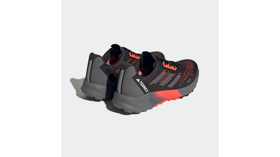 Adidas Terrex Agravic Flow Trail Running Shoes 2.0 - Mens, Black/Grey Four/ White, 12US, HR1114-12