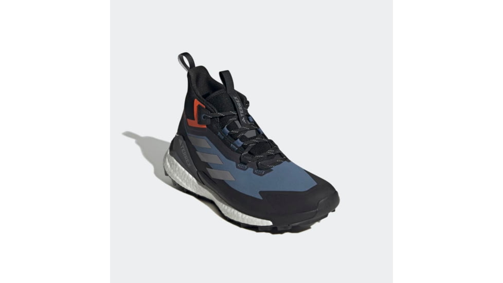 Adidas Terrex Free Hiker GORE-TEX Hiking Shoes 2.0 - Mens, Wonder Steel/Grey Three/Impact Orange, 11US, HQ8382-11