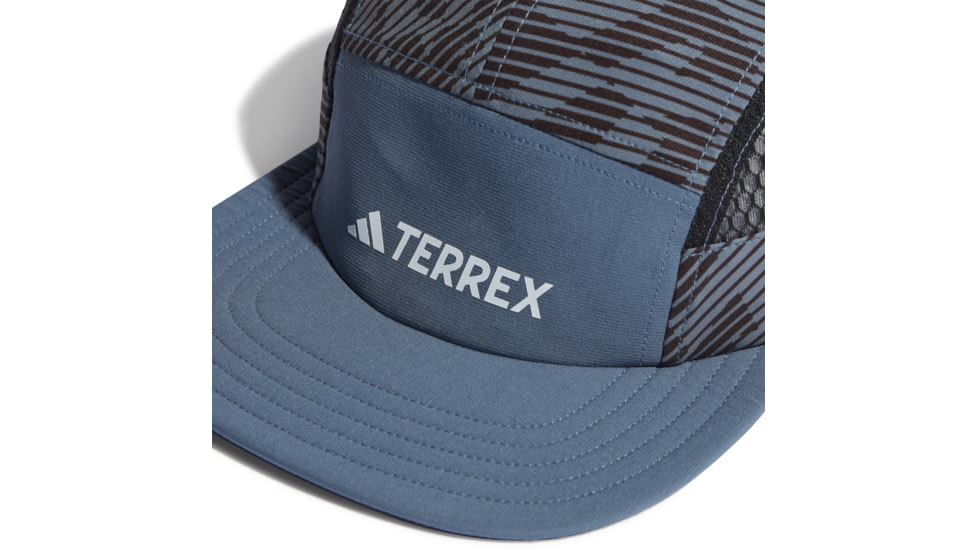Adidas Terrex Heat Rdy 5 Panel Graphic Cap, Wonder Steel/Black, One Size, HY4322-OSFM