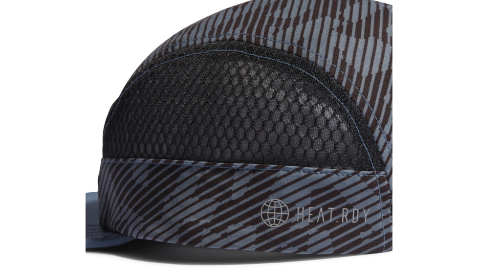 Adidas Terrex Heat Rdy 5 Panel Graphic Cap, Wonder Steel/Black, One Size, HY4322-OSFM