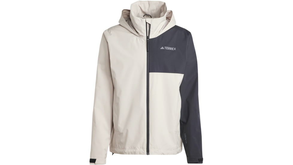Adidas Terrex Multi Rain Rdy Two-Layer Rain Jacket - Mens, Wonder Beige/Black, Medium, IP3837-M