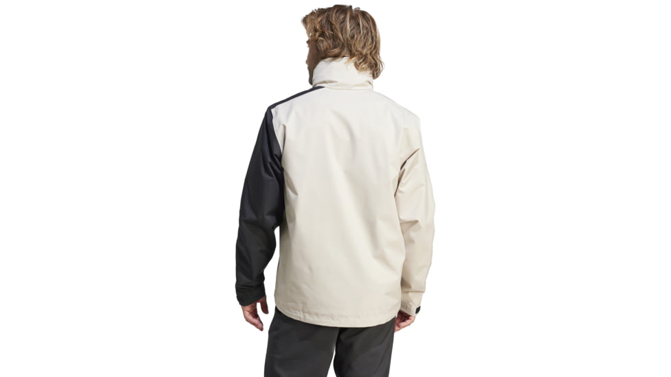 Adidas Terrex Multi Rain Rdy Two-Layer Rain Jacket - Mens, Wonder Beige/Black, Medium, IP3837-M