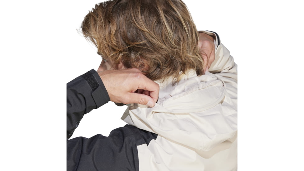Adidas Terrex Multi Rain Rdy Two-Layer Rain Jacket - Mens, Wonder Beige/Black, Medium, IP3837-M