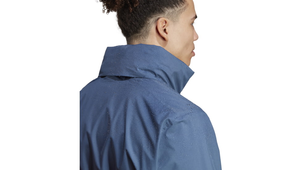 Adidas Terrex Multi Rain Rdy Two-Layer Rain Jacket - Mens, Wonder Steel, Small, IA1823-S