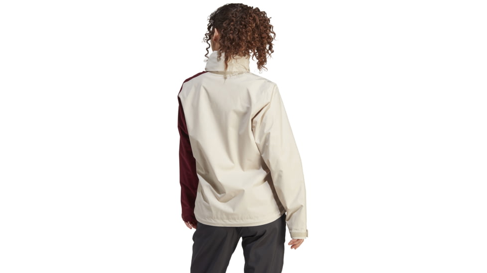 Adidas Terrex Multi Rain Rdy Two-Layer Rain Jacket - Womens, Wonder Beige/Shadow Red, Medium, IP3839-M