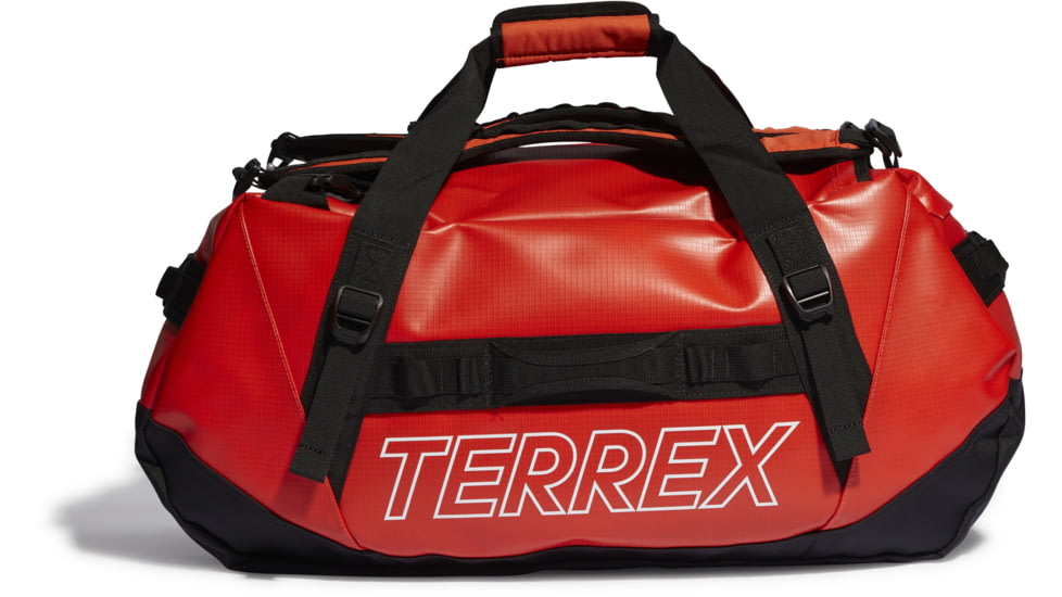 Adidas Terrex Rain Rdy Expedition Duffel Bag, Semi Impact Orange, Medium, IC5648-NS