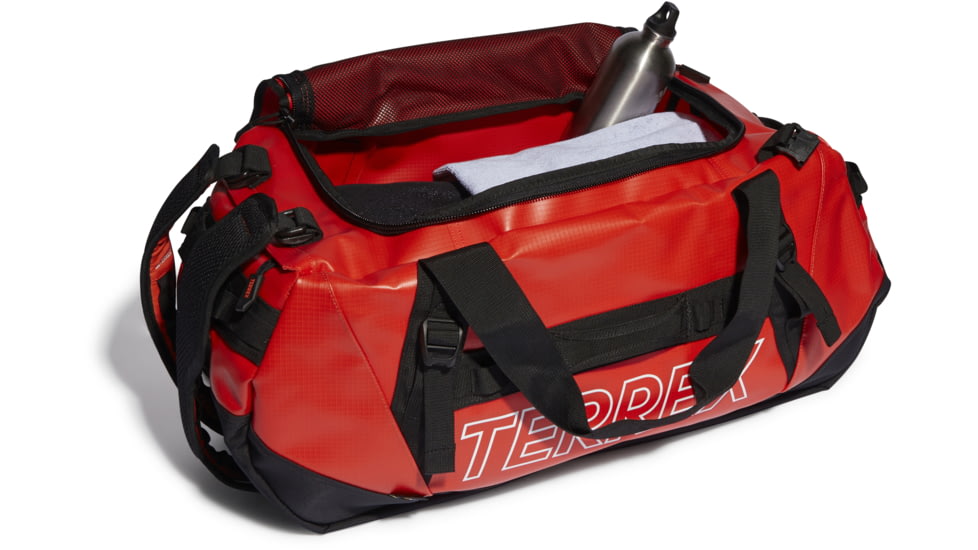 Adidas Terrex Rain Rdy Expedition Duffel Bag, Semi Impact Orange, Medium, IC5648-NS