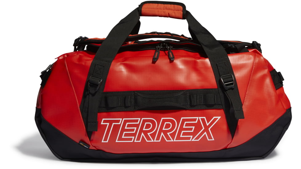 Adidas Terrex Rain Rdy Expedition Duffel Bag, Semi Impact Orange, Medium, IC5648-NS