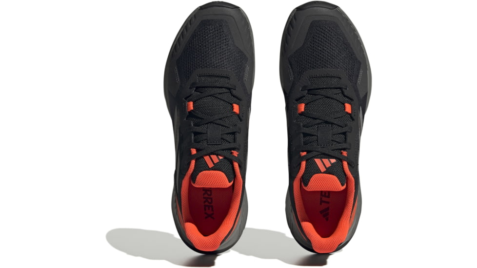 Adidas Terrex Soulstride Trail Running Shoes - Mens, Core Black/Grey Four/Solar Red, 6 US, IF5010-6