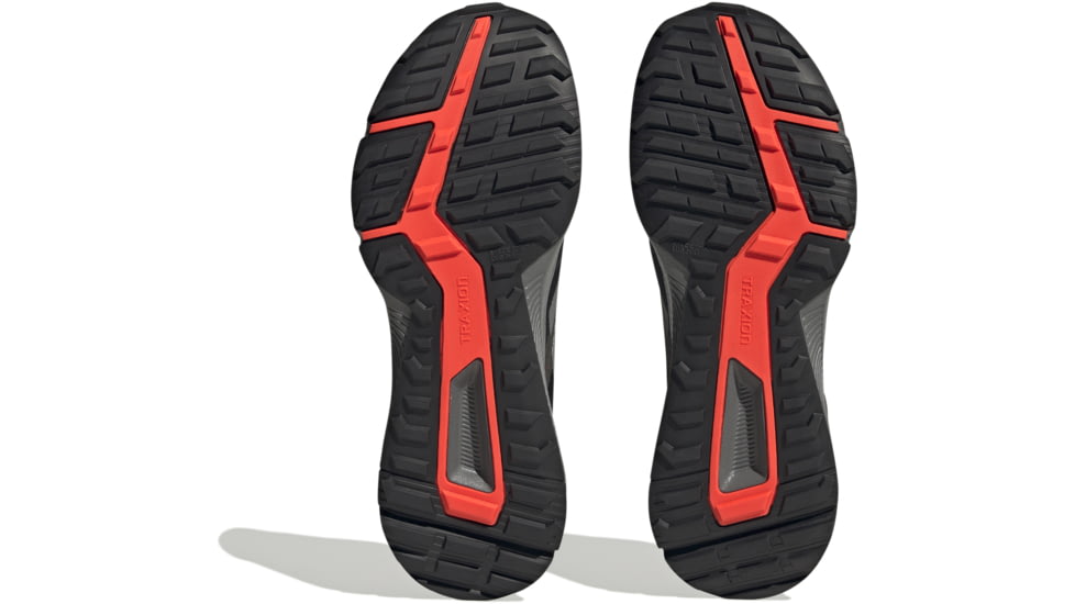 Adidas Terrex Soulstride Trail Running Shoes - Mens, Core Black/Grey Four/Solar Red, 6 US, IF5010-6