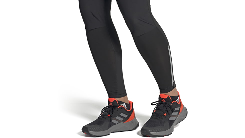 Adidas Terrex Soulstride Trail Running Shoes - Mens, Core Black/Grey Four/Solar Red, 6 US, IF5010-6