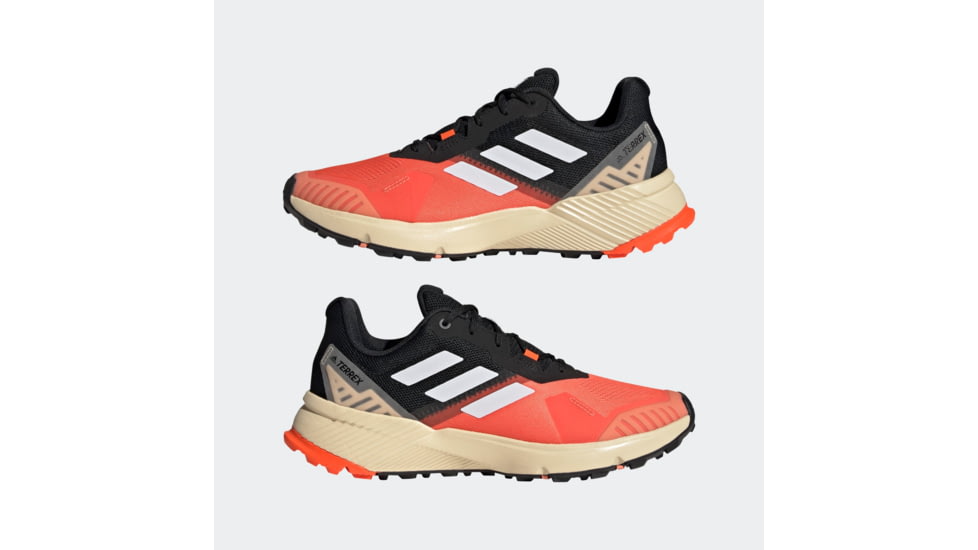 Adidas Terrex Soulstride Trail Running Shoes - Mens, Impact Orange/ White/ Black, 9,5US, HR1179-9-5