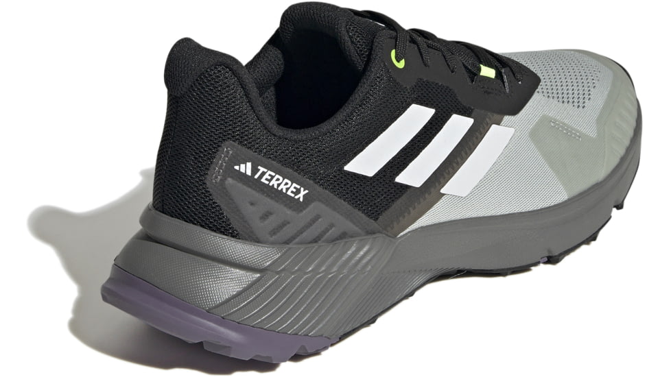 Adidas Terrex Soulstride Trail Running Shoes - Mens, Wonder Silver/Crystal White/Lucid Lemon, 11.5 US, IF5013-11.5