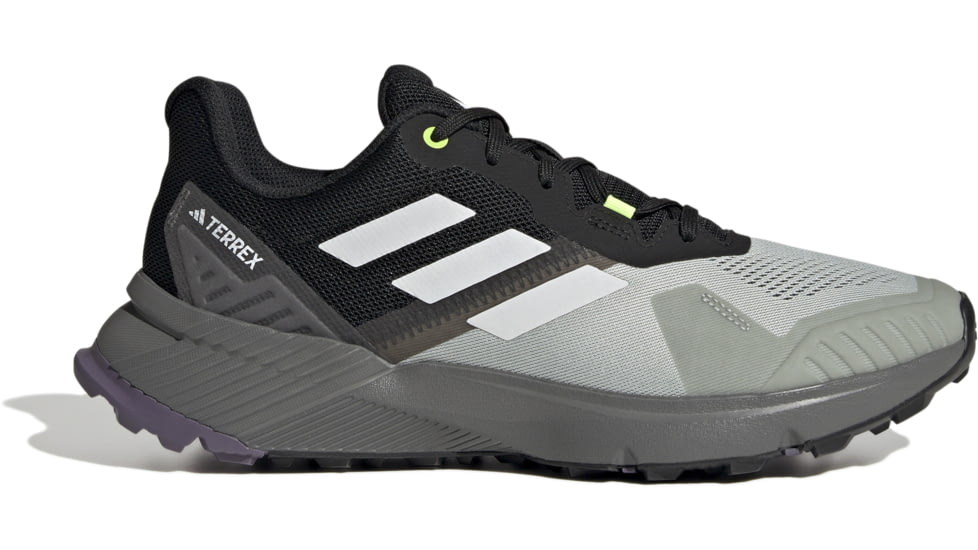 Adidas Terrex Soulstride Trail Running Shoes - Mens, Wonder Silver/Crystal White/Lucid Lemon, 11.5 US, IF5013-11.5