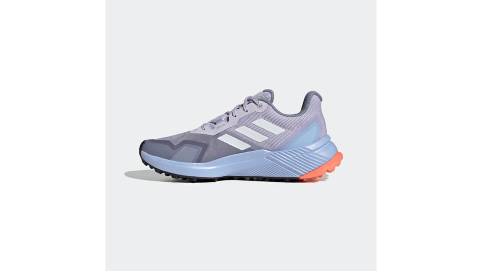 Adidas Terrex Soulstride Trail Running Shoes - Womens, Silver Violet/Crystal White/Coral Fusion, 7US, HR1190-7